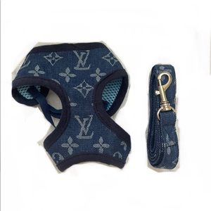 Dog cat pet harness with leash